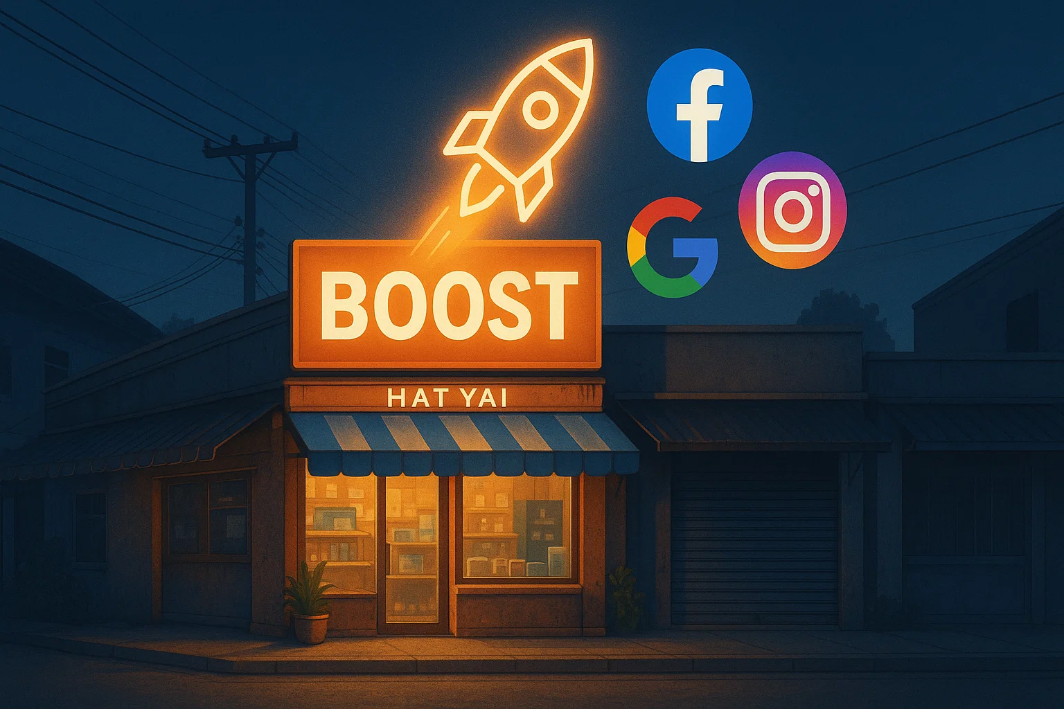 ยิงแอดโฆษณาหาดใหญ่