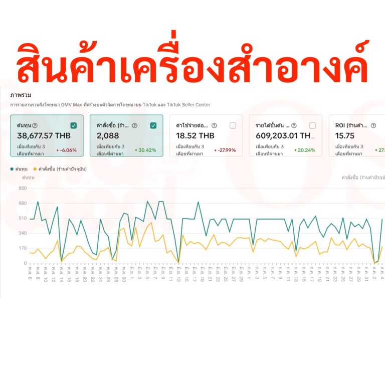 ผลงาน TikTok Ads แบรนด์เครื่องสำอาง