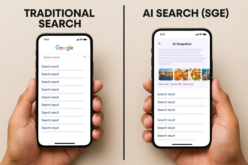 ปัจจัยการจัดอันดับ AI Search