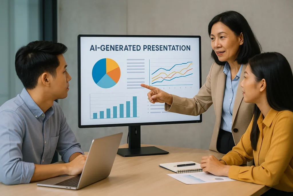 เครื่องมือ AI ทํา PowerPoint