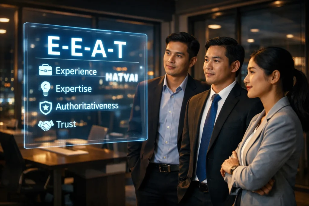 ทีมงานผู้เชี่ยวชาญ บริการรับทำ Content Marketing วางกลยุทธ์ E-E-A-T สร้างความเชื่อถือให้ธุรกิจ