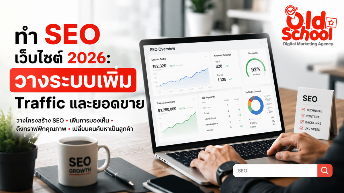วางระบบ ทำ seo เว็บไซต์ เพื่อเพิ่มอันดับและยอดขายในปี 2026