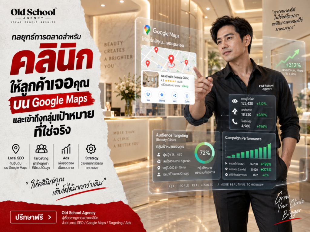 Local SEO สำหรับคลินิก ผสาน บริการรับทำยิงแอด สร้างความน่าเชื่อถือ